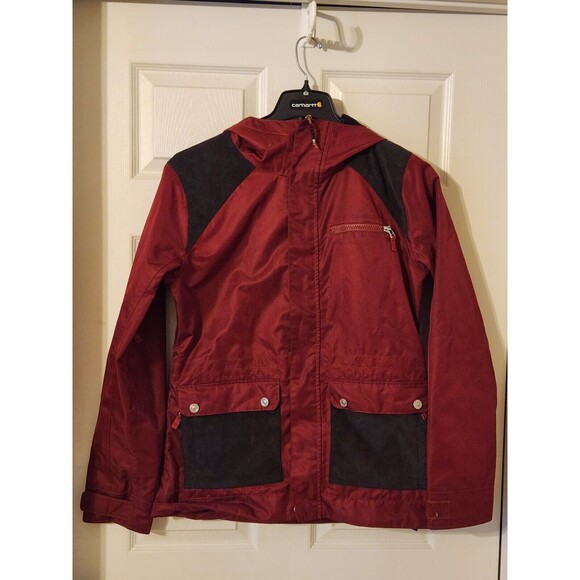 Burton Jackets & Blazers - BURTON Women's Large ASTER Snow Biking Red Jacket